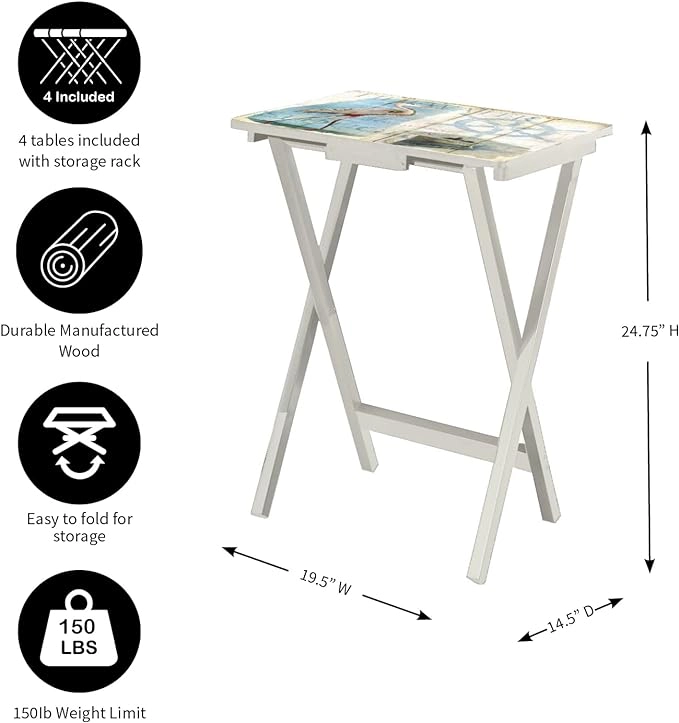 TV tray table for outdoor or patio